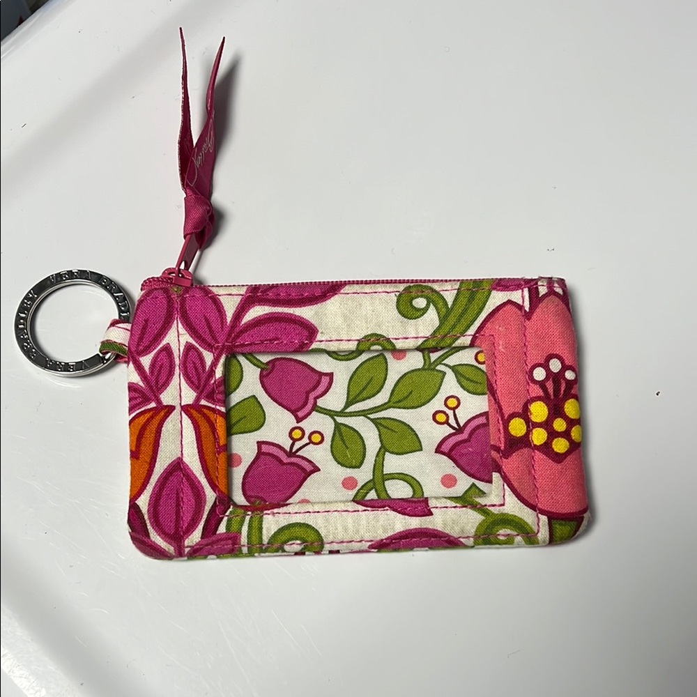 Vera Bradley ID keychain